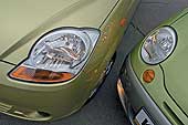 Сравнение Daewoo Matiz и Chevrolet Spark